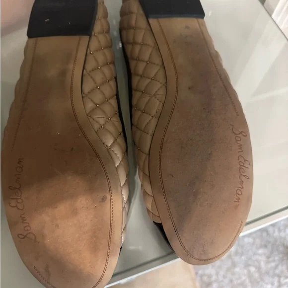 6 pairs of shoes size 10.. all for$150 Edelman Black and Cream Peep-Toe Wedges - Picture 14 of 14